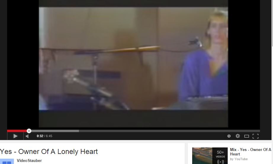 Owner Of A Lonely Heart Video